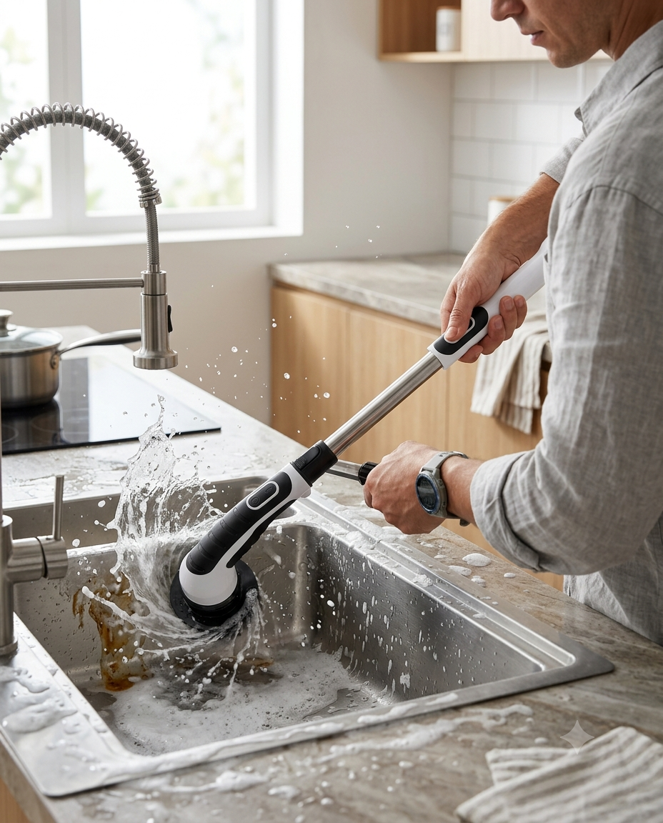 9 in 1 Electric Spin Scrubber