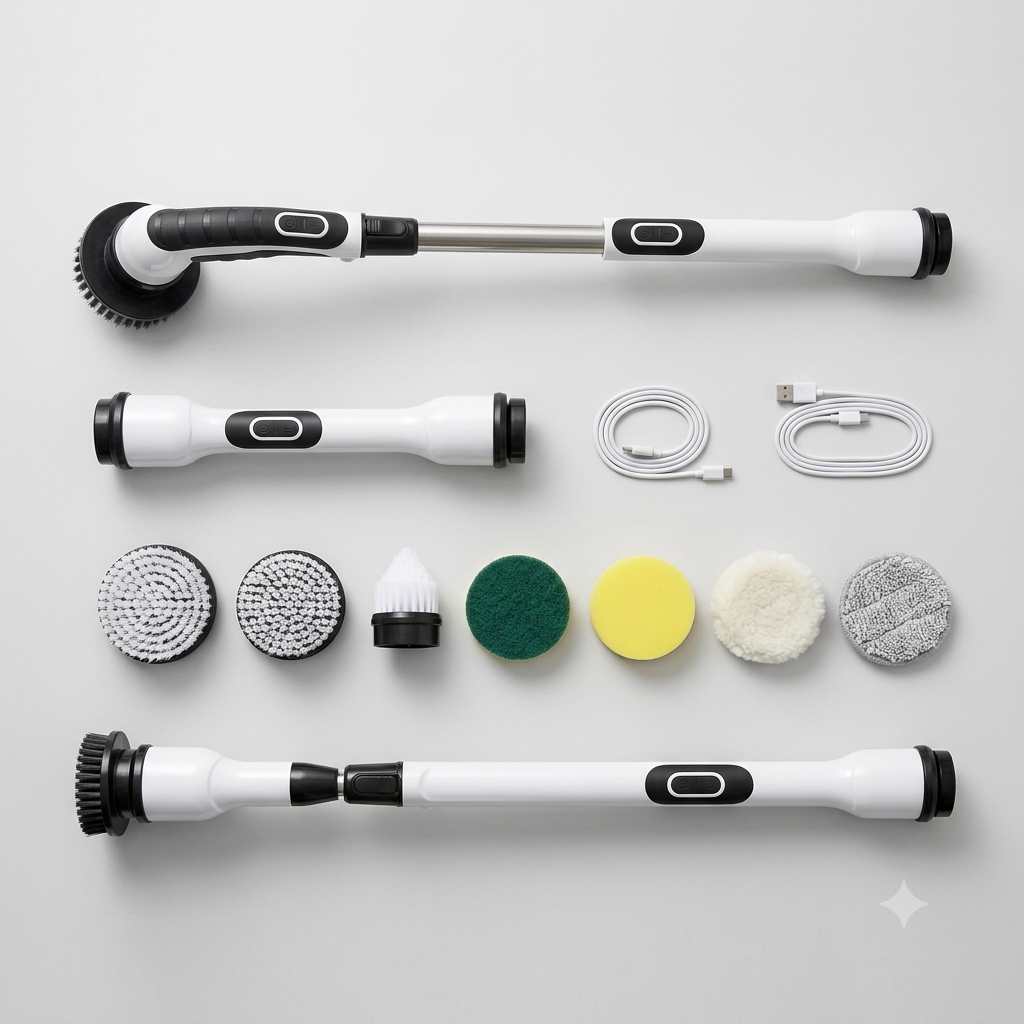 9 in 1 Electric Spin Scrubber
