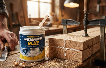 Transparent waterproof glue
