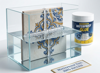 Transparent waterproof glue