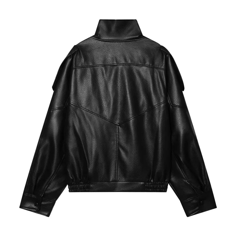 Faux  jacket for unisex