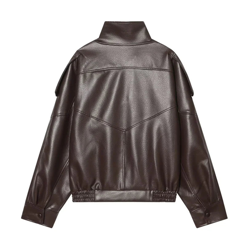 Faux  jacket for unisex