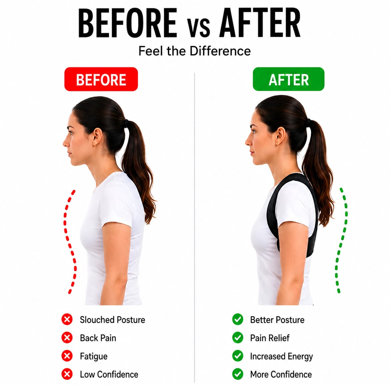 PREMIUM Posture Corrector Belt For Men & Women